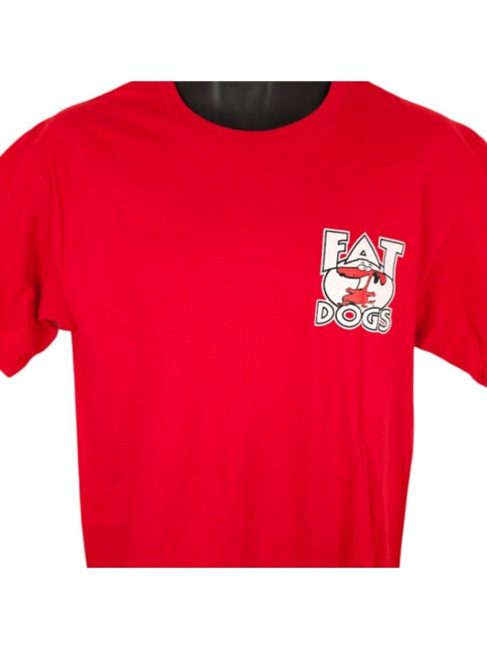 Fat Dogs T Shirt Mens Size Medium Red You Are Nowhere